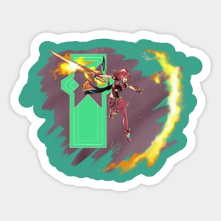 The Aegis of Flame Sticker